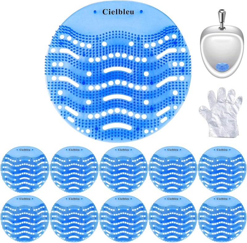 Cielbleu 10 عبوات شاشات المرحاض المعطرة، كعكة المرحاض المضادة للتناثر والمعطرة - مثالية للمدارس، الحمامات، دورات المياه، المكاتب (10PACK) - Image 1